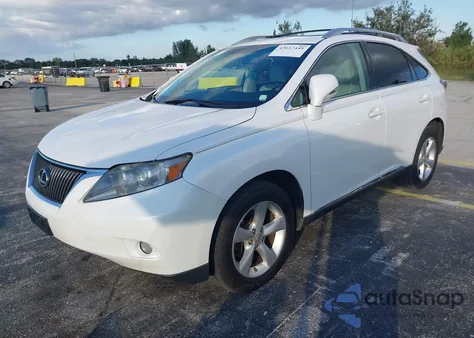 2010 Lexus Rx 350 z USA, uszkodzony, nr VIN 2T2BK1BA3AC077415